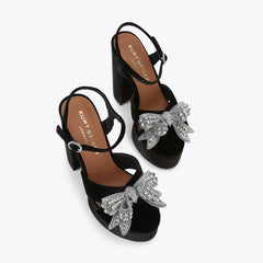 bow platform sandal
