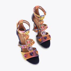 gem high gladiator heel