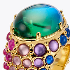 large oval mood ring