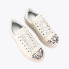 crystal toecap cupsole