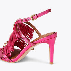jewel fringe sandal