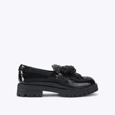 bow crystal loafer