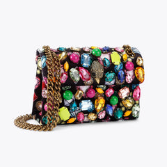 mini velvet kensington bag