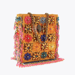 mini beaded tote