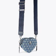 dual zip kensington heart bag