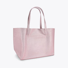 large violet tote bag