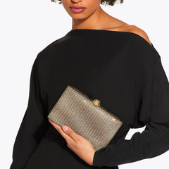 fabric kensington clutch bag