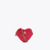 micro heart cross body bag