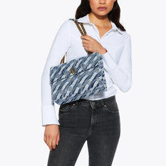 large denim kensington bag