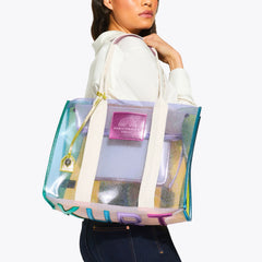 large vinyl southbank tote bag