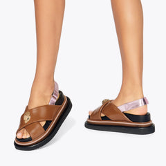 orson cross strap sandal