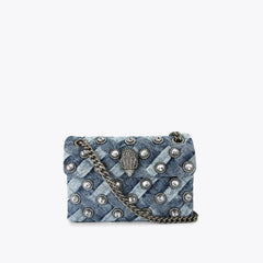mini denim kensington bag