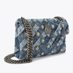 mini denim kensington bag