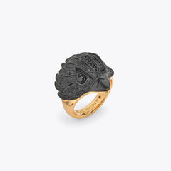 small pave eagle ring