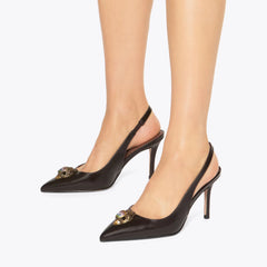 belgravia high sling back heel