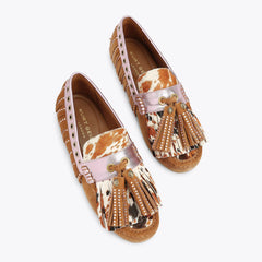tassel fringe moccasin