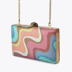 crystal kensington clutch bag