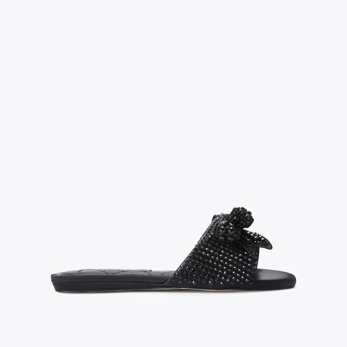 kensington bow flat sandal