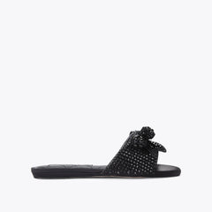 kensington bow flat sandal