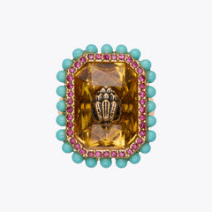 emerald cocktail ring