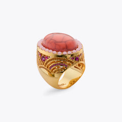 xl oval cocktail ring