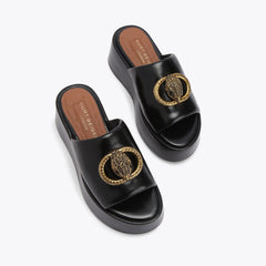 chelsea flatform mule sandal