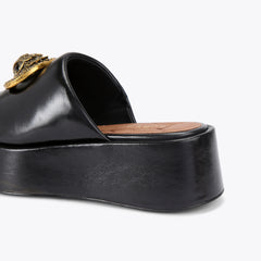 chelsea flatform mule sandal