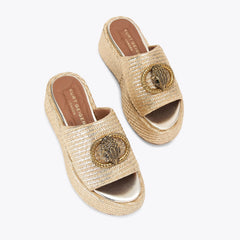 chelsea platform mule sandal