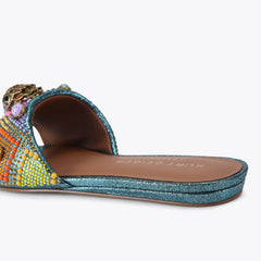 kensington jewel flat sandal
