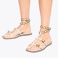 regent flat gladiator sandal
