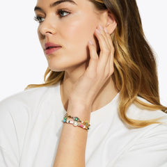 multi strand eye bracelet