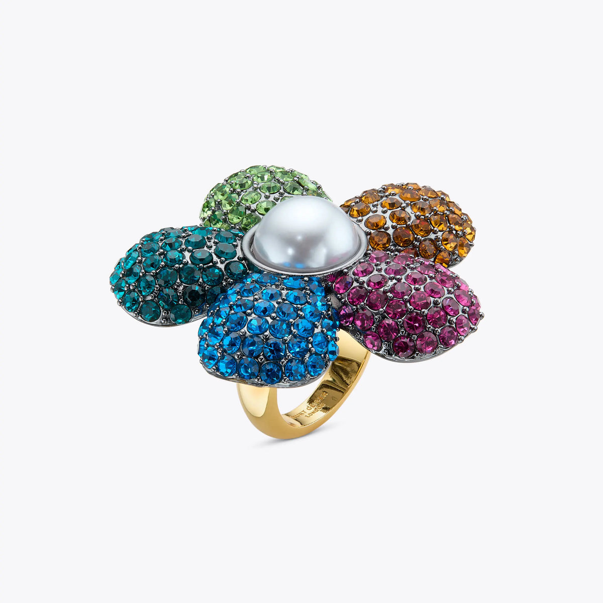 rainbow flower ring