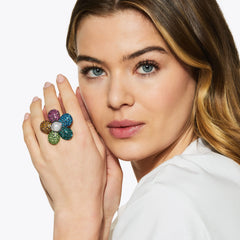 rainbow flower ring