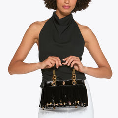 square kensington fringe bag