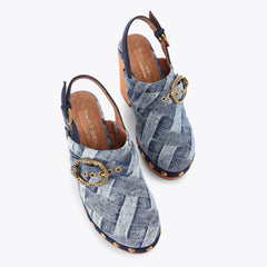 mayfair clog slingback