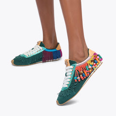 islington beaded tassel sneaker