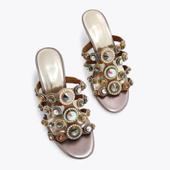 octavia strap mule heel