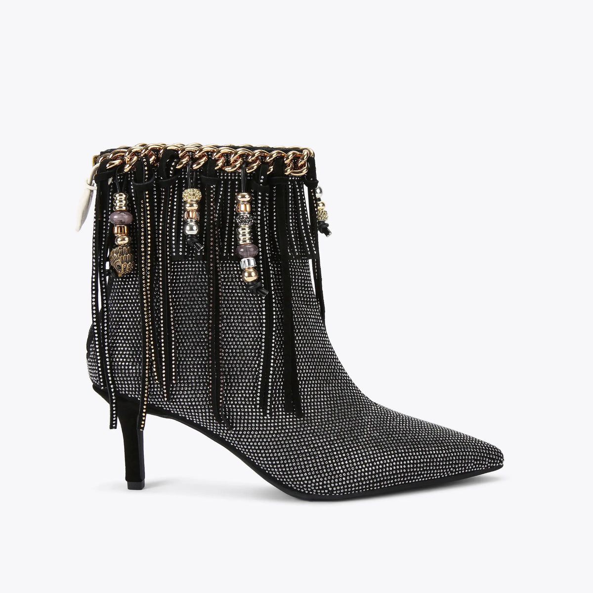 fringe bead boot