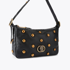 soft chelsea stud shoulder bag