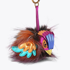 pom pom bird charm