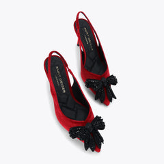 belgravia bow high sling back heel