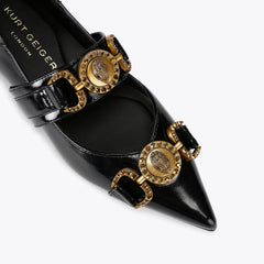 mansion point slip on flat