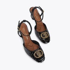 chelsea ankle strap heel