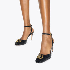 chelsea ankle strap heel