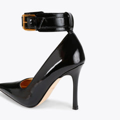 mansion ankle strap court heel
