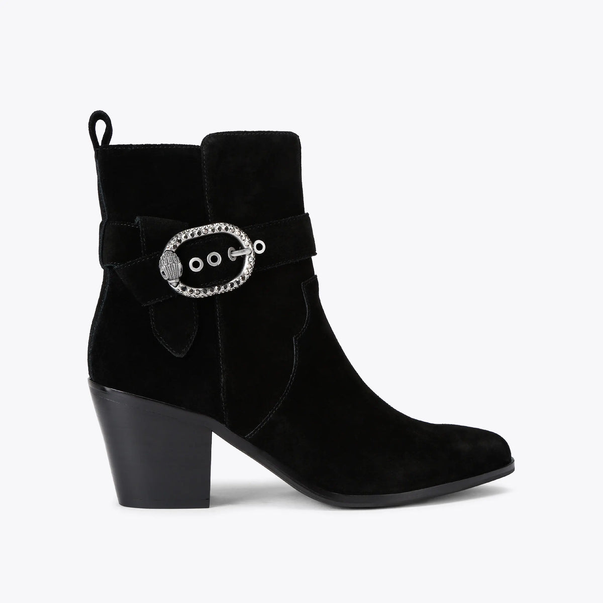 mayfair belt ankle boot