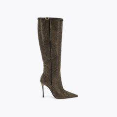 mayfair point knee boot