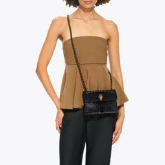 mini leather kensington bag