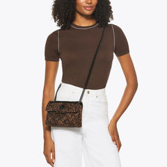 mini leather kensington bag