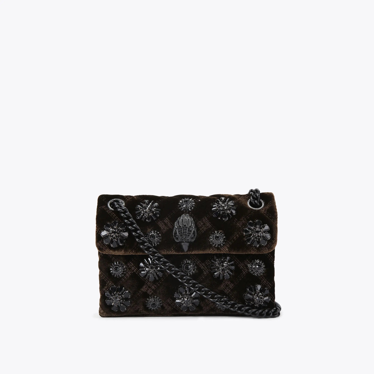 mini velvet kensington bag